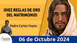 Evangelio De Hoy Domingo 6 Octubre 2024 #PadreCarlosYepes l San Marcos 10, 2-16