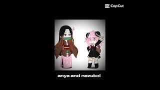 nezuko meet's anya!!