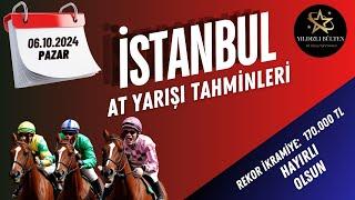 6 Ekim 2024 Pazar İstanbul At Yarışı Tahminleri