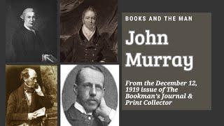 Books and the Man: John Murray