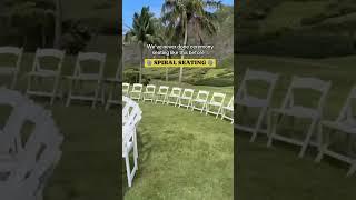 The Coolest Wedding Seating Ever…via: @thegayagendacollective5694 #wedding #viralshorts