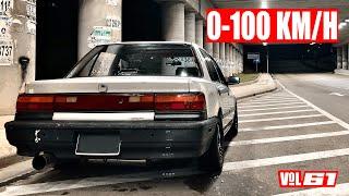 Honda Civic SH4 EF2 D15B | Acceleration 0-100kmh | #61