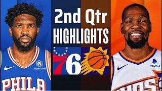 Phoenix Suns vs. Philadelphia 76ers 2nd QTR Full Highlights - Nov 4 - 2024 NBA Highlights