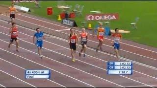 4x400m relay - European U23 Championships - Tampere 2013