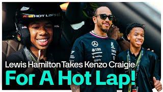 Lewis Hamilton Takes Kenzo Craigie For A Hot Lap!