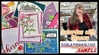 589 Saturday with Stacey Craft Class with Penny Black Stamps & Dies and Royal Talens Ecoline Markers