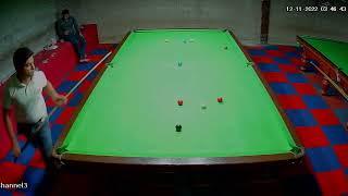 Khizar Aziz break of 74 at Gulf Snooker Club, Karachi.