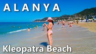 Alanya Kleopatra Beach 2023 Walking Tour 4K