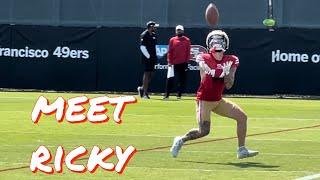 49ers WR Ricky Pearsall Returns Punts in his Training Camp Debut