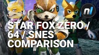 Star Fox Zero / Star Fox 64 / Star Fox SNES Corneria Comparison | Star Fox Zero