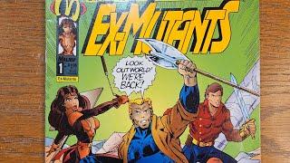 Reviewing and doing a deep dive into the 1992 comic Ex-mutants from Malibu comics.