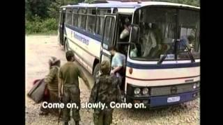 Bosnian Muslim Women, Children and Elderly being transported out of Srebrenica & Potočari