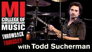 Todd Sucherman Throwback Thursday From the MI Vault