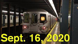 R46 Train on the R - Sept. 16, 2020