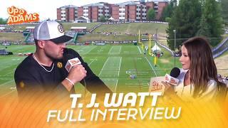 TJ Watt on Signing a Baby, Having the Most Intense Camp in Years, QB Competition, Sack Record & More