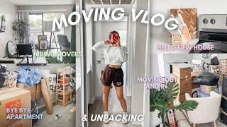 MOVING VLOG #1 (packing up, moving in, opening wedding gifts!)