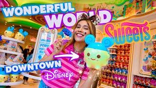 DISNEYLAND Resort AWESOME NEW Candy Store Wonderful World Of Sweets Opens At Downtown Disney!