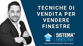 Tecniche di vendita per vendere finestre