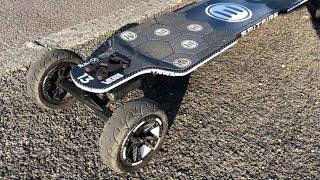 Concrete Surfer with GTR Carbon Evolve Electric Skateboards Ft. Insta One X and Vans