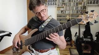 Esercizio basso 6 corde #tutorialbass #bassist #sixstrings #cortbass #electricbass #bassguitar #bass