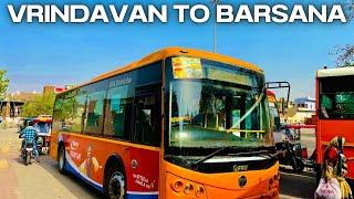 Vrindavan to Barsana by bus | Vrindavan vlog | Barsana vlog | Vrindavan to Barsana | Singham Rider