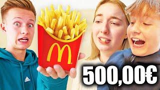 OMG  500€ wer zuletzt FAST FOOD essen kann!!  mit Ash und Chrissi