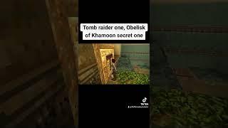 Tomb raider one, Obelisk of Khamoon secret one #laracroft #aspyr #shorts