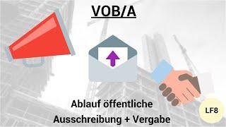 VOB/A - Ablauf der öffentlichen Ausschreibung (Vergabe), Submission