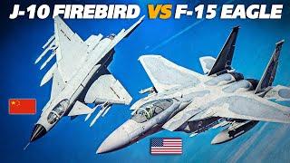 F-15 Eagle Vs J-10 FireBird Dogfight | Digital Combat Simulator | DCS |