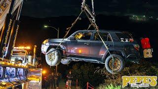 New Toyota 4Runner Crashes off the Hollywood Sign