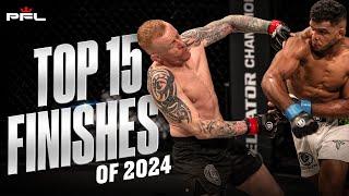 "ONE SHOT KNOCKOUT!!"  | 2024 Top 15 Finishes In PFL