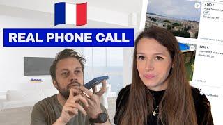 ️ French phone conversation EXPLAINED - Rent a flat (advanced French)