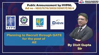 Public Notice||HVPN||HPGCL||UHBVN||DHBVN||AE Vacancies||ECG