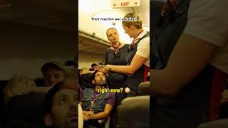 HILARIOUS: We Surprise A Flight Attendant With A Pick-Up Line  #shorts