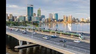 Perth City, Australia - City Driving In 4K