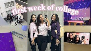 FIRST WEEK OF COLLEGE VLOG 