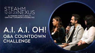 “A.I. A.I. Oh! Q&A Countdown Challenge” with ARCS Alumni Melissa Chow, Seyed Sajjadi, Keiana Samoy