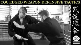 KNIFE FIGHTING DEFENSIVE TACTICS  Ninjutsu Fighting Techniques