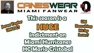 Big O and Manny Navarro - This Season was a HUGE Indictment on Miami Hurricanes HC Mario Cristobal