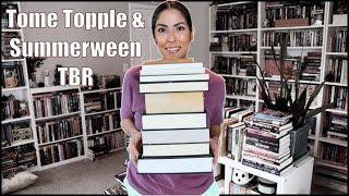 TOME TOPPLE & SUMMERWEEN TBR 2024  NOTHING BUT HORROR & FANTASY BOOKS!!