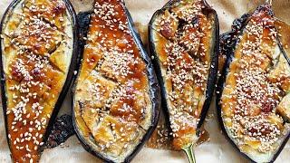 'EASY 10-MINUTE' MISO GLAZED EGGPLANT (VEGAN RECIPE + OIL-FREE) Nasu Dengaku 茄子の味噌焼き