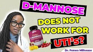 D-MANNOSE | DOES IT WORK FOR UTI's? | Dr. Milhouse