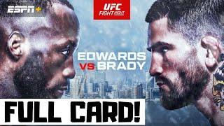 UFC Fight Night Edwards vs Brady Predictions & Full Card Breakdown - UFC London Betting Tips