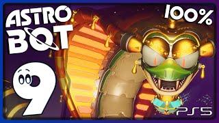 Astro Bot Walkthrough Part 9 - 100% (PS5) Cobra Boss / Dude Raiding