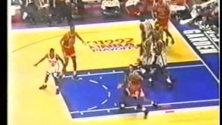 Michael Jordan, highlights from playoffs 1992 bulls vs knicks game 5-7
