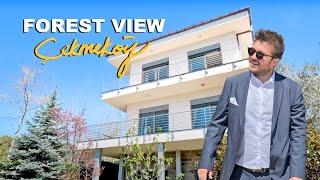 Touring $2,500,000 Modern-Style Forest View Villa in Çekmeköy, on the Asian Side