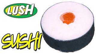 LUSH - SUSHI Bath Bomb - JAPAN Exclusive Underwater DEMO & REVIEW