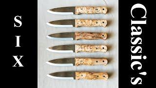 A Batch of 6 Classic Bushcraft knives