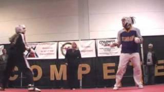 Tara Van Deusen Vs. Marissa Mayer - Womens's Sparring Finals - Compete Nationals 2009