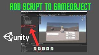 How to Attach a Script to a GameObject in Unity SUPER EASY!!! 2024